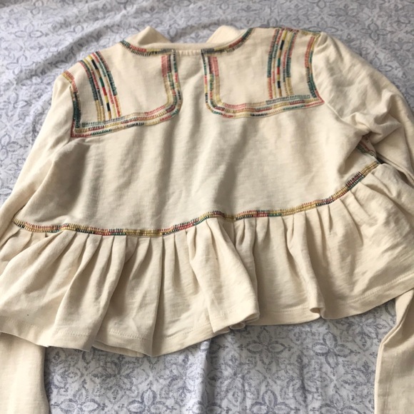 Anthropologie Lilka Embroidered Peplum Blazer - Picture 4 of 5